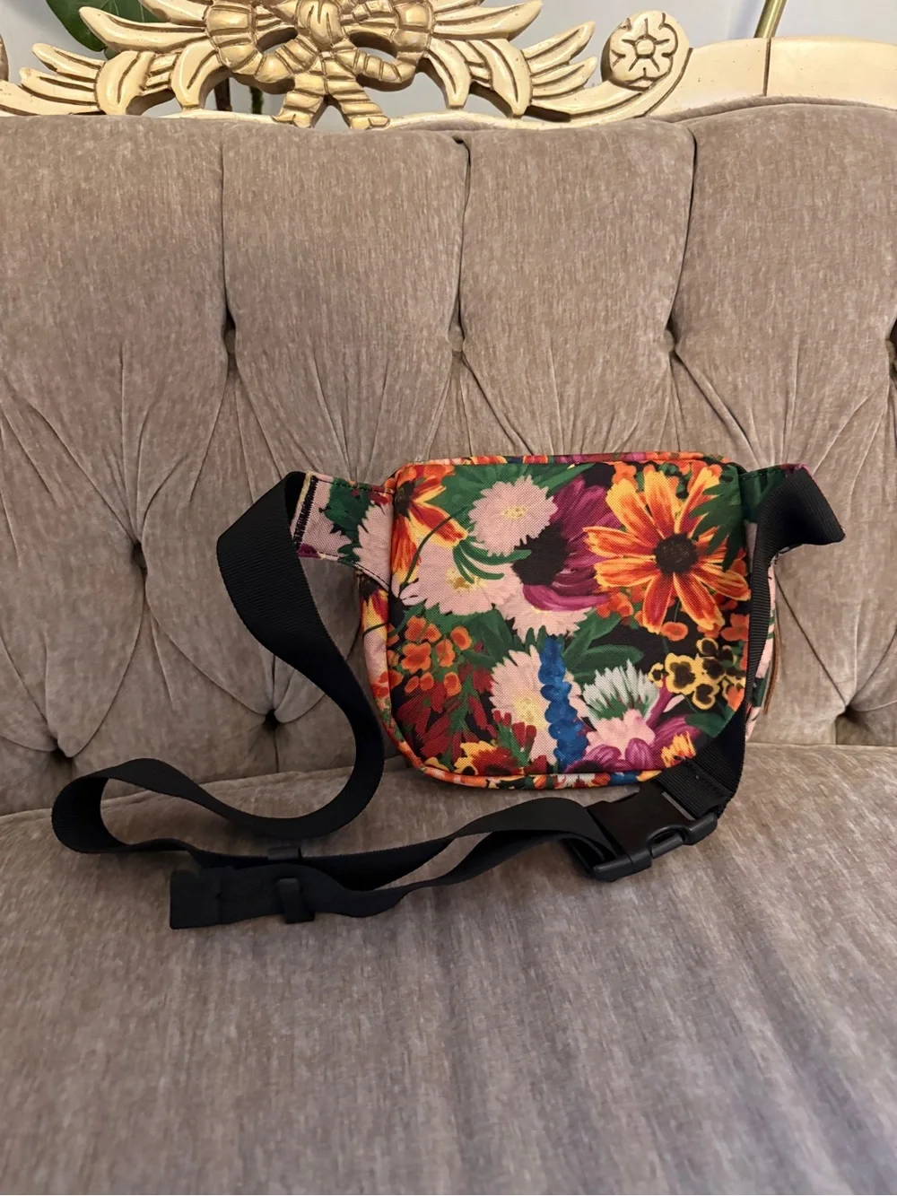 Herschel Supply Company Floral Crossbody Bag in Multicolor